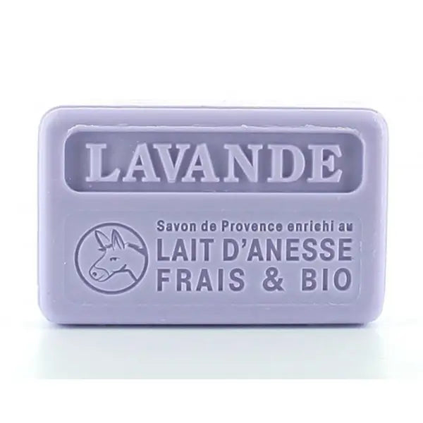 Savonnette de Marseille Lait d'ânesse lavande 100 gr