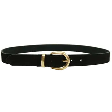 Ceinture en cuir avec boucle dorée CT3956