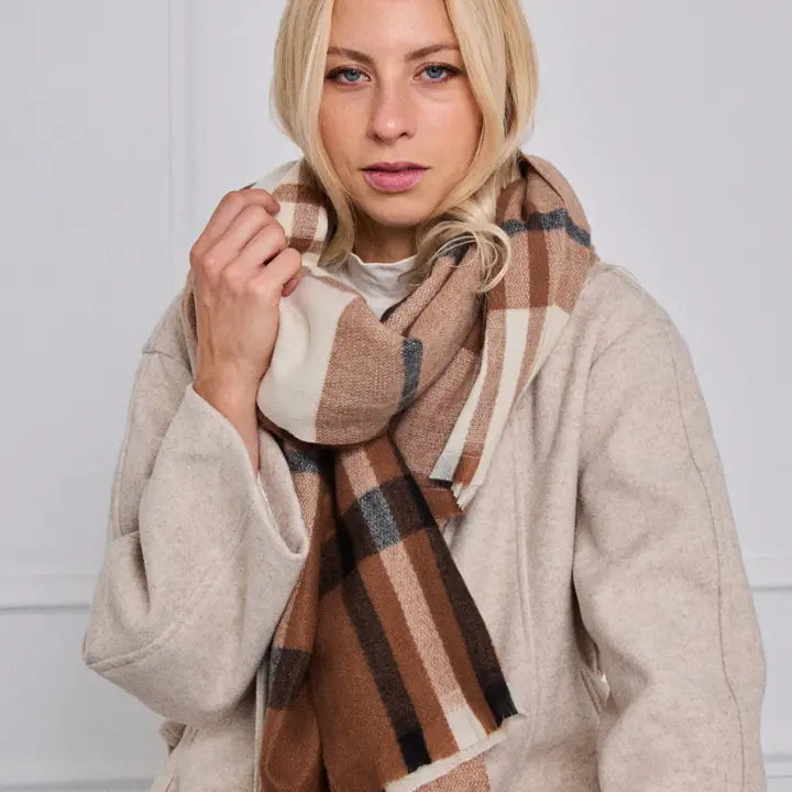 Écharpe à carreaux FL210DF