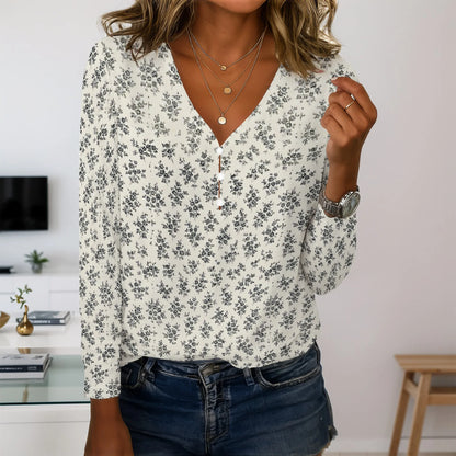 Chemisier léger à motifs pour femmes