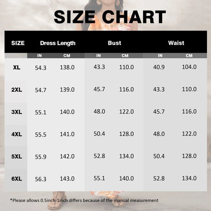 Robe orange summer casual