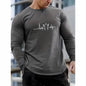 T-shirt longues manches hommes style cardio