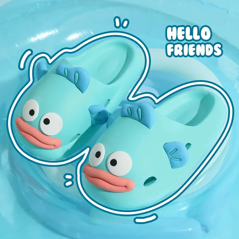 Pantoufles forme Poissons