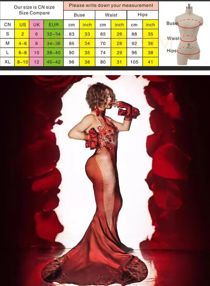 Robe rouge pour soirée