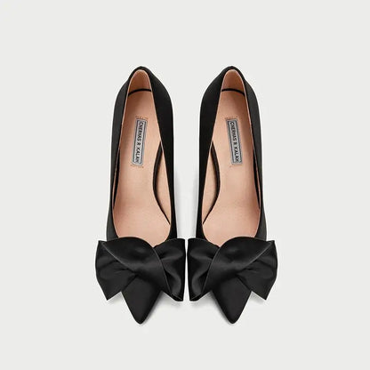 Talons aiguilles avec nœud