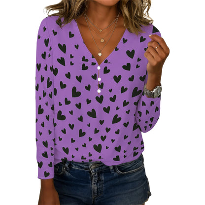 Chemisier léger à motifs pour femmes