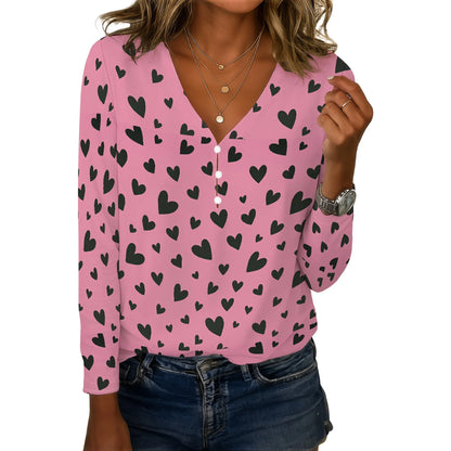 Chemisier léger à motifs pour femmes