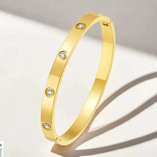 BRACELET EN ACIER INOXYDABLE IMPERMÉABLE 18K