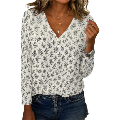 Chemisier léger à motifs pour femmes