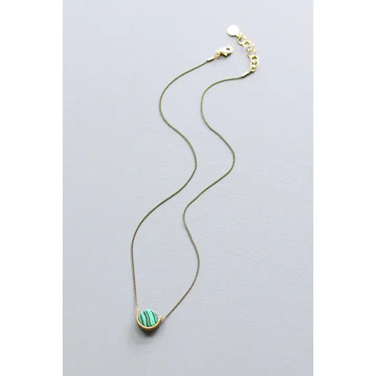 Collier mini malachite