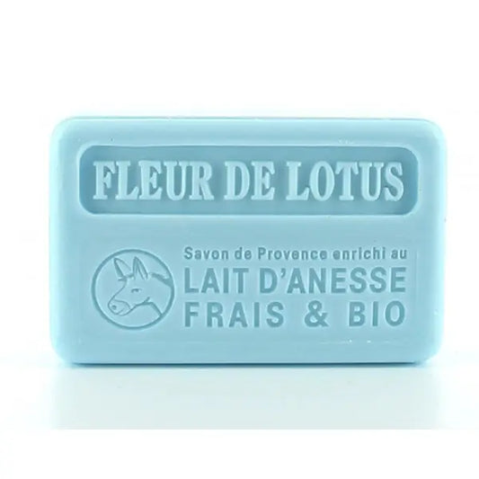 Savonnette Marseillaise Lait d'Ânesse Fleur de Lotus 100 gr