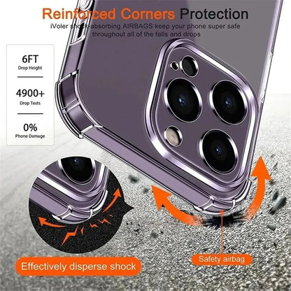Coque Transparente Air Bag Anti-Choc pour iPhone
