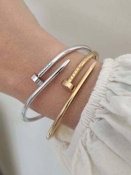 Jonc clou DALIA - argenté