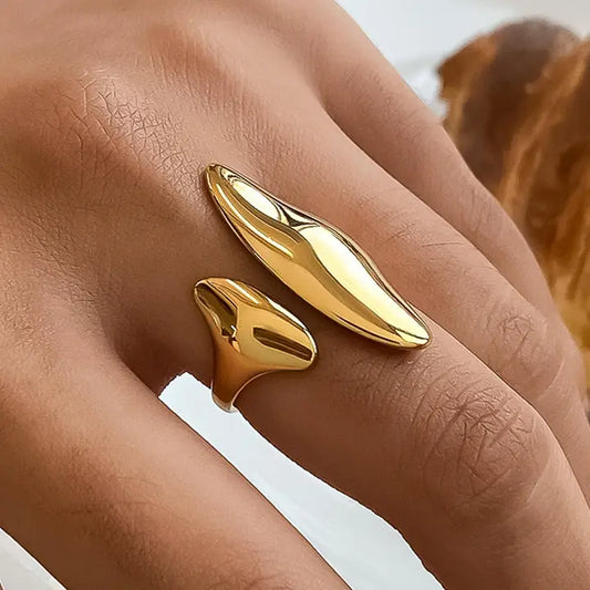 Bague abstraite en or 18K