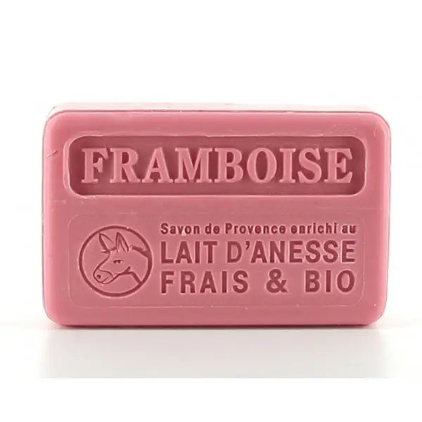 Savon de Marseille lait d'ânesse framboise 100 gr