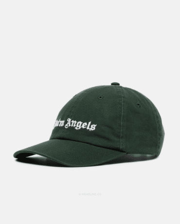Casquette Palm Angels vert foncé