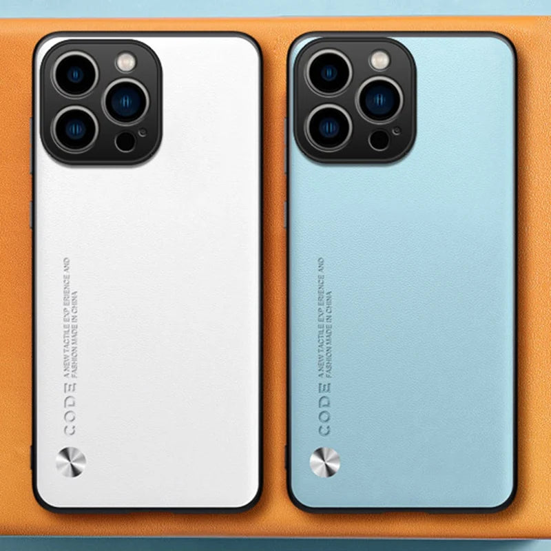 Coque Luxe en PU Cuir