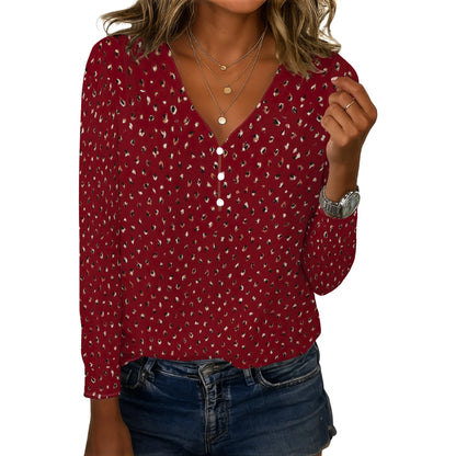 Chemisier léger à motifs pour femmes