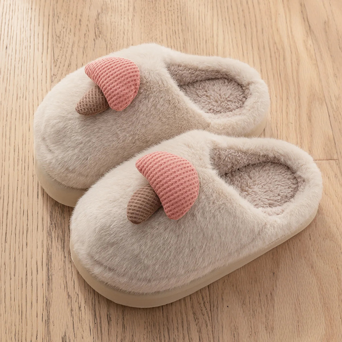 Pantoufles logo Champignon