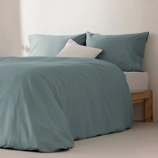 Ensemble housse de couette 100% coton doux 144 fils 2/3 pièces